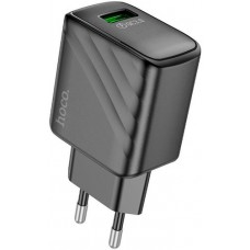 Зарядное устройство с кабелем Type-C Hoco CS21A, Fast Charge, Black