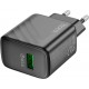 Зарядное устройство с кабелем Type-C Hoco CS21A, Fast Charge, Black