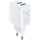 Зарядное устройство USBx2, ACEFAST A33, 18W, White