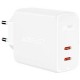 Зарядное устройство Type-Cx2, ACEFAST A9, 40W, White
