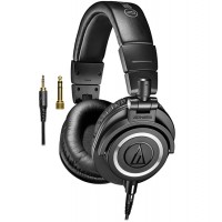 Наушники Audio-Technica ATH-M50x, 38ohm, 15-28000Hz, 99dB, 1.2-3.0m cable, black