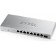 Unmanaged Multi-Gigabit Switch Zyxel XMG-108, 8xRJ-45: 1/2.5G, 1xSFP+, desktop, fanless (XMG-108-ZZ0101F)
