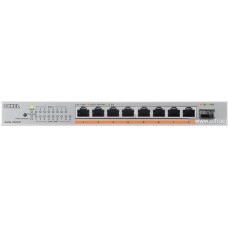 Unmanaged Multi-Gigabit PoE Switch Zyxel XMG-108HP, 8xRJ-45: 1/2.5G PoE++, 1xSFP+, 100W PoE budget, desktop, fanless (XMG-108HP-EU0101F)
