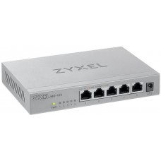 Unmanaged Multi-Gigabit Switch Zyxel XMG-105, 5xRJ-45: 1/2.5G, 1xSFP+, desktop, fanless (XMG-105-ZZ0101F)