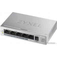 Unmanaged Gigabit PoE Switch Zyxel GS1005HP, 5xRJ-45: 1G (4x PoE+), 60W PoE budget, desktop, fanless (GS1005HP-EU0101F)