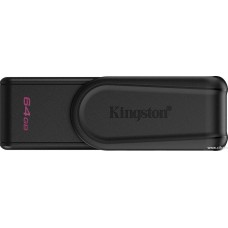 Флэш-накопитель Kingston 64Gb USB3.2 Gen1 Data Traveler Exodia S (Black) (DTXS/64GB)