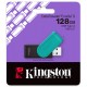 Флэш-накопитель Kingston 128Gb USB3.2 Gen1 Data Traveler Exodia S (Black+Teal) (DTXS/128GB)