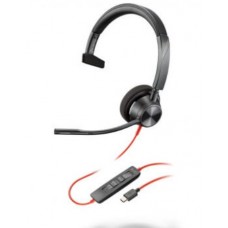 Наушники Poly/Blackwire 3310 Monaural Microsoft Teams Certified USB-C Headset +USB-C/A Adapter (8X216AA)