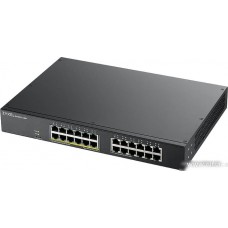 Smart L2 Gigabit PoE Switch Zyxel GS1900-24EP, 24xRJ-45: 1G (12x PoE+), 130W PoE budget, rack 19" (GS1900-24EP-EU0101F)