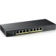 Smart L2 Gigabit PoE Switch Zyxel NebulaFlex GS1915-8EP, 8xRJ-45: 1G PoE+, 60W PoE budget, desktop, fanless (GS1915-8EP-EU0101F)