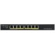 Smart L2 Gigabit PoE Switch Zyxel NebulaFlex GS1915-8EP, 8xRJ-45: 1G PoE+, 60W PoE budget, desktop, fanless (GS1915-8EP-EU0101F)