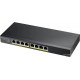 Smart L2 Gigabit PoE Switch Zyxel NebulaFlex GS1915-8EP, 8xRJ-45: 1G PoE+, 60W PoE budget, desktop, fanless (GS1915-8EP-EU0101F)