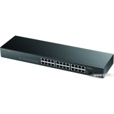 Smart L2 Gigabit Switch Zyxel GS1900-24, 24xRJ-45: 1G, 2xSFP, rack 19", fanless (GS1900-24-EU0102F)