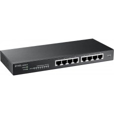 Smart L2 Gigabit Switch Zyxel NebulaFlex GS1915-8, 8xRJ-45: 1G, desktop, fanless (GS1915-8-EU0101F)