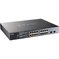 Smart L3 Lite Multi-Gigabit PoE Switch Zyxel NebulaFlex XMG1915-18EP, 16xRJ-45: 1/2.5G (8x PoE++), 2xSFP+, 180W PoE budget, rack 19" (XMG1915-18EP-EU0101F)