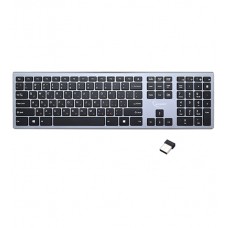 Клавиатура USB, Gembird KBW-1, KeyBoard wireless, gray