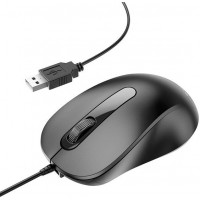 Мышь проводная Borofone BG4, Black