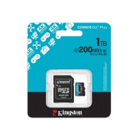 Карта памяти MicroSD, Kingston Canvas Go! Plus Gen4, 1TB, SDCG4/1TB, Class 10, UHS-I, R200/W160 (SDCG4/1TB)