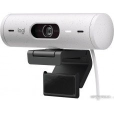 Веб-камера Logitech Brio 500 Off White (Full HD, 1080p/30fps, автофокус, zoom 4x, угол обзора 90° по диагонали, стереомикрофон, 4Мп) (960-001428)