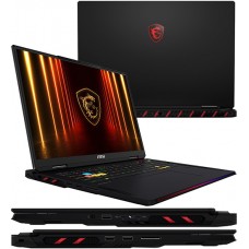 Ноутбук MSI Raider A18 HX A9WJG-248XKZ, (9S7-182L72-248), NB Ryzen 9 9955HX3-2.5/1TB SSD/64GB/RTX5090-24GB/18"UHD+ miniLed/Dos