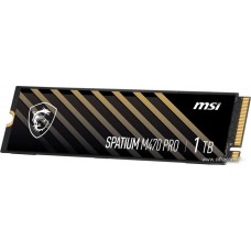 Твердотельный накопитель 1000Gb SSD MSI SPATIUM M470 PRO PCIe 4.0 NVMe M.2 1TB R6000Mb/s W4500MB/s