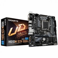 Материнская плата Gigabyte H610M S2H V3 DDR4 1.0, H610, 1700, 2xDDR4, PCI-Ex16, PCI-Ex1, M.2, 4xSATA, 2xDP, D-Sub, HDMI, BOX