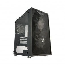 Компьютерный корпус FSP CST130A, Без БП, 1xUSB3.0/2xUSB2.0, 3xFAN120 RGB, Glass, Black, M-ATX (CST130A)