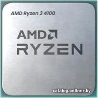Процессор AMD Ryzen 3 4100 3,8ГГц (4,0ГГц Turbo), AM4, 4/8, L3 4Mb, 65W OEM
