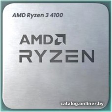 Процессор AMD Ryzen 3 4100 3,8ГГц (4,0ГГц Turbo), AM4, 4/8, L3 4Mb, 65W OEM