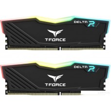Оперативная память 16GB Kit (2x8GB) 3600MHz DDR4 Team Group DELTA RGB TF3D416G3600HC18JDC01 Black