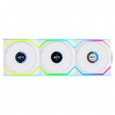 Вентилятор для корпуса Lian Li UNI FAN SL WIRELESS LCD Rev. Blade 3x120mm White G99.12RSLLCD1W3W.0