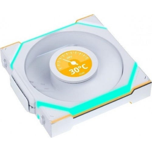 Вентилятор для корпуса Lian Li UNI FAN SL WIRELESS LCD 3x120mm White G99.12SLLCD1W3W.00