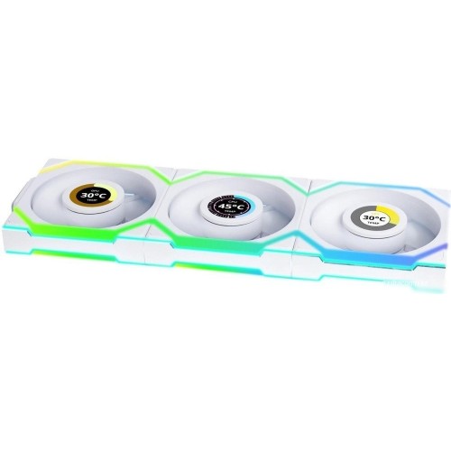 Вентилятор для корпуса Lian Li UNI FAN SL WIRELESS LCD 3x120mm White G99.12SLLCD1W3W.00