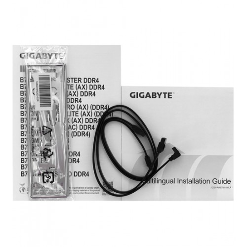 Материнская плата Socket1700, MATX, iB760 (VGA+HDMI), Gigabyte B760M H DDR4, 2DDR4, PCIx16, PCIx1