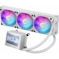 Система водяного охлаждения ASUS ROG Ryujin III 360 ARGB WHT Extreme, Asetekapos;s Emma Gen8 V2 Pump, magnetic ROG ARGB fans, LCD DISPLAY, WHITE,BOX