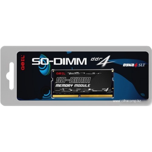Оперативная память для ноутбука  8GB DDR4 3200MHz GEIL PC4-25600 SO-DIMM 22-22-22-52 GS48GB3200C22SC