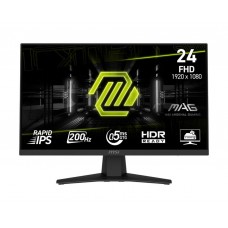 Монитор 23,8" MSI MAG 244F Rapid IPS 1920x1080 200Hz 0.5ms 300cd/m 1000:1 HDR DP HDMI USB-C
