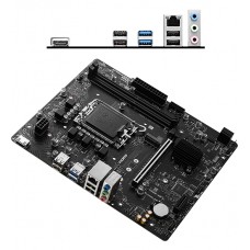 Материнская плата MSI PRO H610M-S DDR4 LGA1700 H610 2xDDR4 2xSATA 1xM.2 1xHDMI mATX