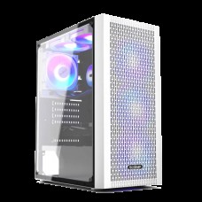 Корпус PCCooler MA100 MESH WH ATX/M-ATX/ITX USB3.0, 2xUSB2.0 White