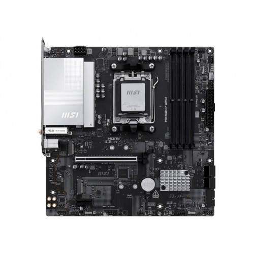 Материнская плата MSI PRO B840M-P WIFI6E AM5 4xDDR5 4xSATA3 RAID 2xM.2 HDMI Type-C mATX