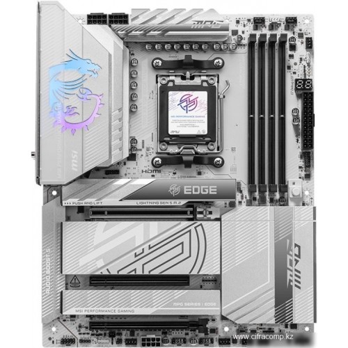 Материнская плата MSI MPG X870E EDGE TI WIFI AM5 4xDDR5 4xSATA3 RAID 4xM.2 HDMI 3xType-C ATX