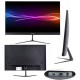 Монитор HikVision DS-D5024F2-2V1, LCD 23.8" 1920x1080 VA (LED) 75Hz, 5ms, 250cd/m2, 1000:1, HDMI/D-Sub