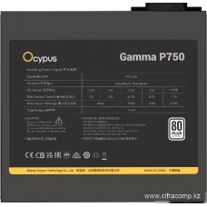 Блок питания Ocypus Gamma P750 Черный 750W Non modular, 80+ 230V EU WHITE, Gamma-P750-W1HDBK024X-EU