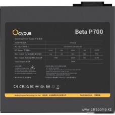 Блок питания Ocypus Beta P700 Черный 700W Non modular, Beta-P700-N1HDBK024X-EU