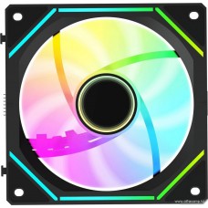 Вентилятор для корпуса Ocypus Gamma F12 UNI BK ARGB 3-IN-1 3x(123x120x25mm) 800-1800RPM 53CFM Черный