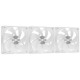 Вентилятор для корпуса Ocypus Delta F12 WH 3-IN-1 3x(120x120x25mm) 500-2000RPM 73CFM Белый