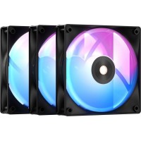 Вентилятор для корпуса Ocypus Delta F12 BK ARGB 3-IN-1 3x(120x120x25mm) 500-2000RPM 73CFM Черный