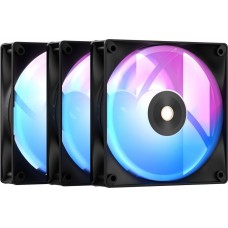 Вентилятор для корпуса Ocypus Delta F12 BK ARGB 3-IN-1 3x(120x120x25mm) 500-2000RPM 73CFM Черный