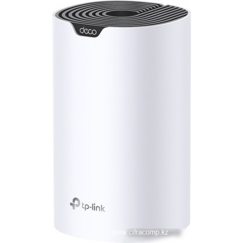 Домашняя Mesh Wi-Fi система GbE AC1900 Tp-Link Deco S7 (1 устройство) <Бесшовный роуминг, 1300Mbps 5Ghz + 600Mbps 2.4Ghz, 802.11ac/a/b/g/n, 3 гигабитных порта LAN/WAN, 3×3 MU-MIMO, Beamforming, 3 антенны с высоким коэффициентом усиления, может работать