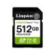 Карта памяти Kingston SDS3/512GB Canvas Select Plus C10 UHS-I U3 V30 512GB